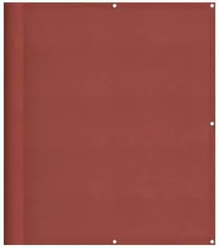 vidaXL Balkon-Sichtschutz Terrakotta 120x800cm 100% Polyester-Oxford (42002091)