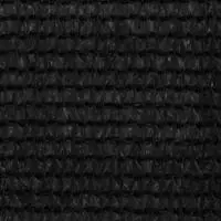 vidaXL Balkon-Sichtschutz Schwarz 120x600 cm HDPE