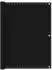vidaXL Balkon-Sichtschutz 120x600cm HDPE, schwarz (311039)