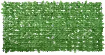 vidaXL Balkon-Sichtschutz mit gr&uuml;nen Bl&auml;ttern 200x100cm (367844)