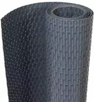 vidaXL Balkon-Sichtschutz Anthrazit 400x90 cm Poly Rattan