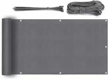 Sekey Balkonsichtschutz HDPE 220g/m² anthrazit, 0,75x6m (3507576)