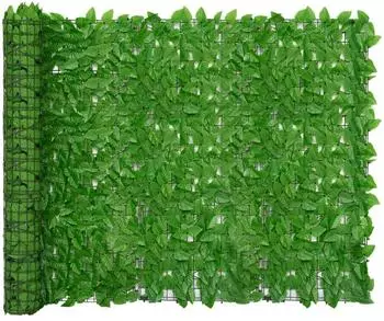 vidaXL Balkon-Sichtschutz mit grünen Blättern 200x150cm (367845)