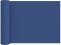vidaXL Balkon Sichtschutz 150 x 700 cm Stoff mit PU-Beschichtung Blau