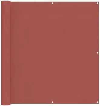 vidaXL Balkonsichtschutz Terrakotta 110x700cm Oxford-Stoff (42030728)