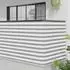 vidaXL Balkon-Sichtschutz 150x1000cm Stoff mit PU-Beschichtung