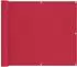 vidaXL Balkonsichtschutz bordeauxrot 100x700cm Oxford-Stoff (42030905)