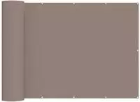 vidaXL Balkon Sichtschutz 150 x 600 cm Stoff mit PU-Beschichtung Taupe
