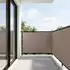 vidaXL Balkon-Sichtschutz 150x600cm, Stoff mit PU-Beschichtung, taupe