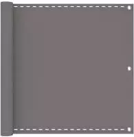 vidaXL Balkonsichtschutz Hellgrau 90 x 500 cm HDPE und Aluminium