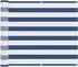 vidaXL Balkonsichtschutz blau/weiß 100x600cm Oxford-Stoff