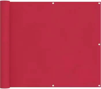 vidaXL Balkonsichtschutz Oxford-Stoff 90x800cm bordeauxrot (42030898)
