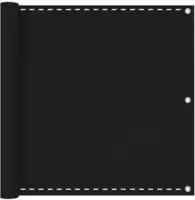 vidaXL Balkonsichtschutz Schwarz 90 x 800 cm HDPE und Aluminium