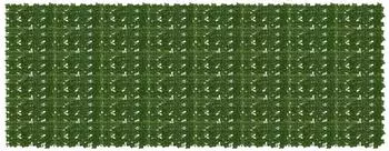 vidaXL Balkonsichtschutz mit Bl&auml;ttern, gr&uuml;n, 400x150cm (42040664)