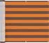 vidaXL Balkonsichtschutz Oxford-Stoff, orange/braun, 100x400cm