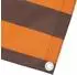 vidaXL Balkonsichtschutz Oxford-Stoff, orange/braun, 100x400cm
