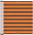 vidaXL Balkonsichtschutz orange/braun 110x400cm Oxford-Stoff