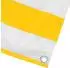 vidaXL Balkonsichtschutz gelb und weiß 110x600cm Oxford-Stoff (42030632)