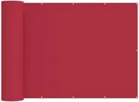 vidaXL Balkon Sichtschutz 150 x 300 cm Stoff mit PU-Beschichtung Rot