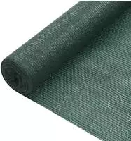 vidaXL Zaunblende Gr&uuml;n 1,5x10 m HDPE 75 g/m&sup2;