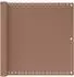 vidaXL Balkonsichtschutz taupe 75x700cm HDPE und Aluminium