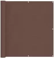 vidaXL Balkonsichtschutz 110 x 300 cm Oxford-Stoff Rechteckig Braun