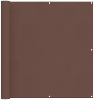 vidaXL Balkonsichtschutz 110x300cm Oxford-Stoff, braun (42030876)