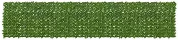 vidaXL Balkonsichtschutz mit Bl&auml;ttern, gr&uuml;n/gelb, 500x100cm (42040645)