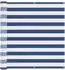 vidaXL Balkonsichtschutz 110x300cm Oxford-Stoff, blau/weiß