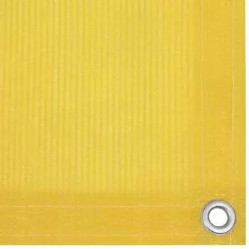 vidaXL Balkon-Sichtschutz HDPE gelb 90x500cm (310998)