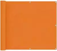 vidaXL Balkonsichtschutz 100 x 800 cm Oxford-Stoff Rechteckig Orange