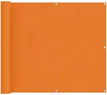 vidaXL Balkonsichtschutz 100x800cm Oxford-Stoff, orange