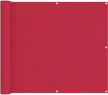 vidaXL Balkonsichtschutz bordeauxrot 90x200cm Oxford-Stoff (42030892)