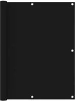 vidaXL Balkon-Sichtschutz Schwarz 120x500 cm Oxford-Gewebe