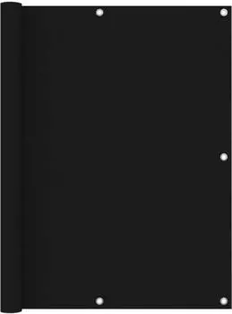 vidaXL Balkon-Sichtschutz 120x500cm Oxford-Gewebe, schwarz (135066)
