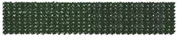 vidaXL Balkonsichtschutz mit Bl&auml;ttern dunkelgr&uuml;n 400x75cm (42040624)