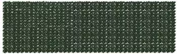 vidaXL Balkonsichtschutz mit Bl&auml;ttern dunkelgr&uuml;n 500x150cm (42040635)