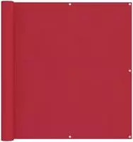 vidaXL Balkonsichtschutz Rechteckig 110 x 400 cm Oxford-Stoff Rot