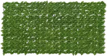 vidaXL Balkonsichtschutz mit Bl&auml;ttern gr&uuml;n/gelb 200x100cm (42040642)