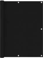 vidaXL Balkon-Sichtschutz Schwarz 120x400 cm Oxford-Gewebe
