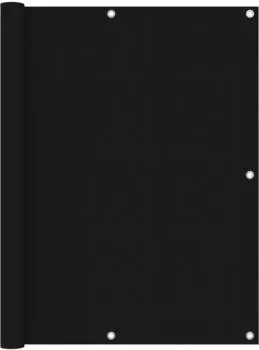 vidaXL Balkon-Sichtschutz schwarz 120x400cm Oxford-Gewebe (135065)