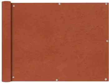 vidaXL Balkonsichtschutz Oxfordgewebe 90x400cm terracotta (42330)
