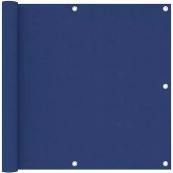 vidaXL Balkon-Sichtschutz blau 90x500cm Oxford-Gewebe (135014)