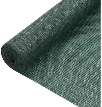 vidaXL Schattiernetz grün 1,8x25m HDPE 75g/m²