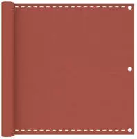 vidaXL Balkon-Sichtschutz Terracotta-Rot 90x400 cm HDPE