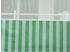 Angerer Balkonbespannung PE 90cm x 6m Blockstreifen grün