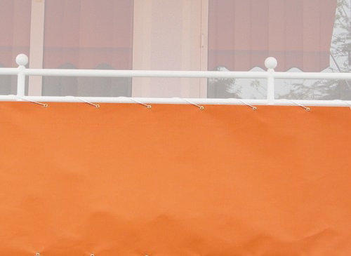 Angerer Balkonbespannung 90cm x 8m uni orange