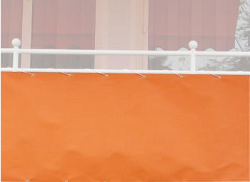 Angerer Balkonbespannung PE 90cm x 6m uni orange