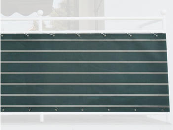Angerer Balkonbespannung 90cm x 6m Streifen grün