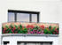 Wenko Balkon-Foto-Sichtschutz 500 x 85 cm Mauer-Blumen
